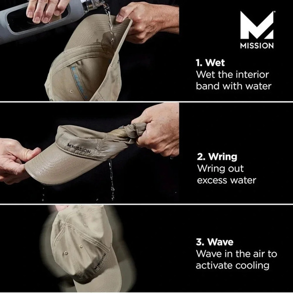 MISSION NWT ETCHED CAMO COOLING TRUCKER HAT - Picture 6 of 6